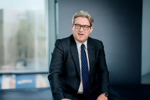 Portrait of Murray Rowden in an office