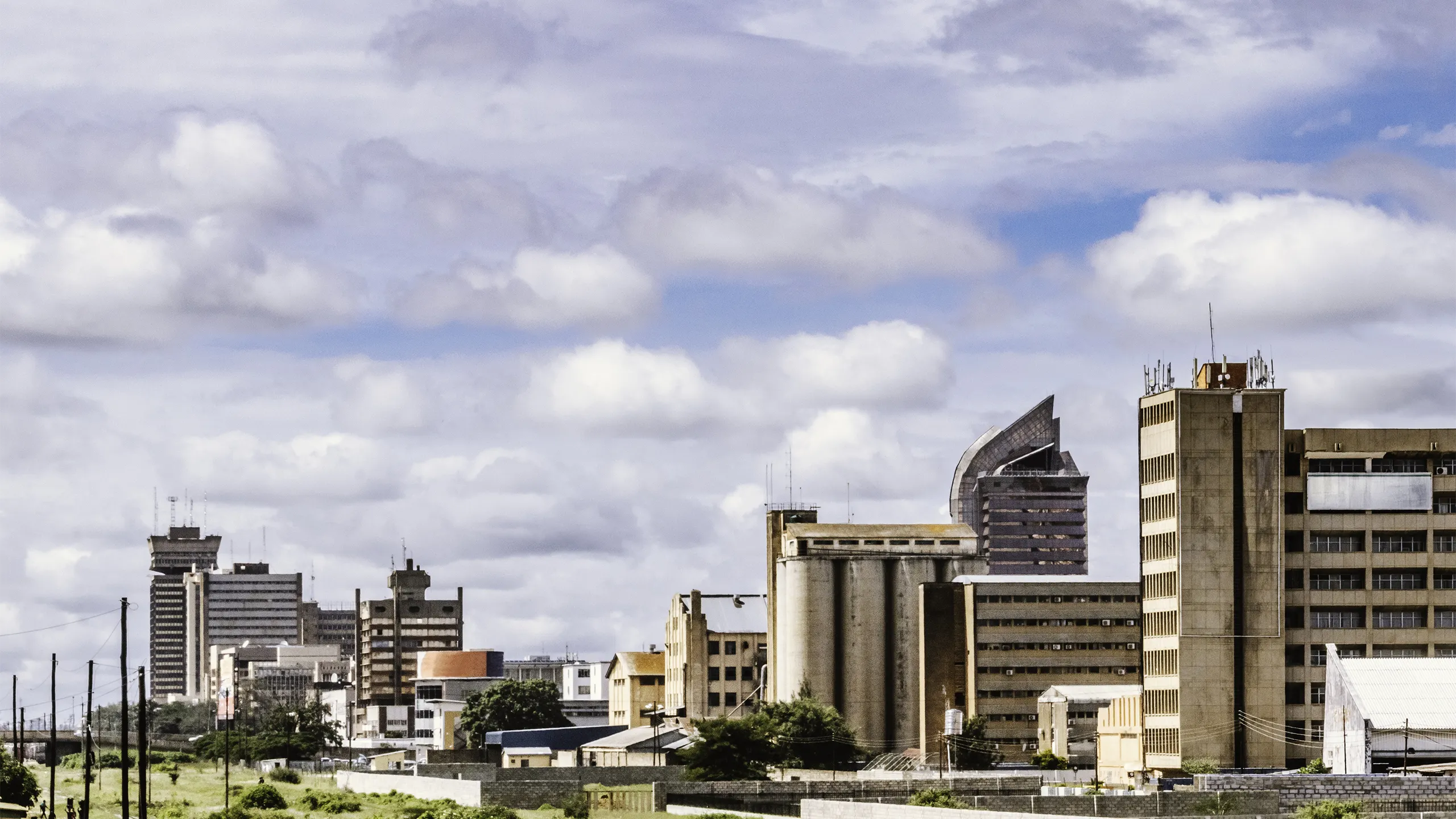 Skyline of Lusaka, Zambia - Findeco House, Cairo Road