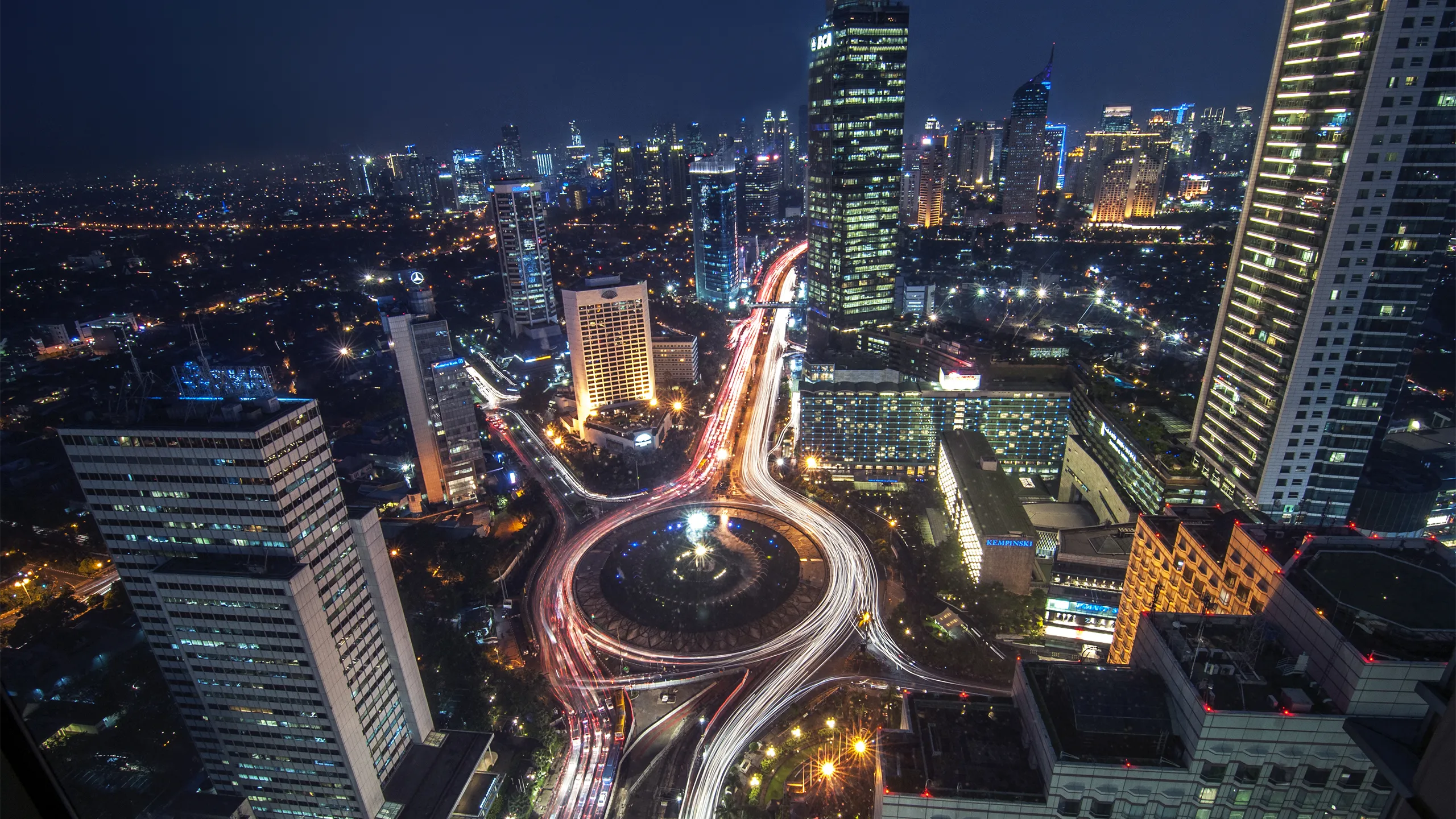 HI roundabout is located in Jakarta